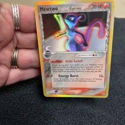 Mewtwo EX Delta Species 12/113 - Holo Pokemon Card - Image 4