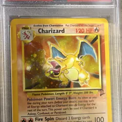 Pokemon Charizard Base Set 2 Holo Rare 004/130 120 HP Collectible Card 2000 - Image 3