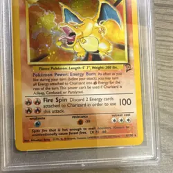 Pokemon Charizard Base Set 2 Holo Rare 004/130 120 HP Collectible Card 2000 - Image 4