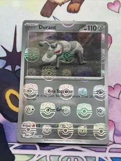 Durant - 070/086 - Masterball Holo - White Flare - Pokemon Card - NM/M - Image 3
