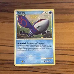 Kyogre 12/95 SWIRL HOLO Rare Pokemon Card Call of Legends - LP - Image 2