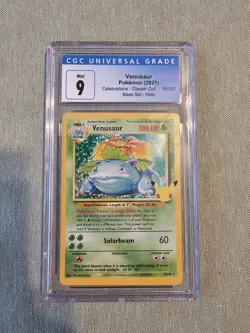 CGC 9 Venusaur Celebrations Classic Collection 15/102 Holo Pokemon Card - Image 1