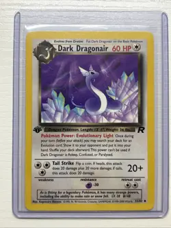 Dark Dragonair - 33/82 - Pokemon Team Rocket 1st Edition Card NM - Image 1