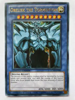Egyptian God Cards Obelisk Slifer Ra Legendary 25th Anniversary LC01-EN001-003 - Image 2
