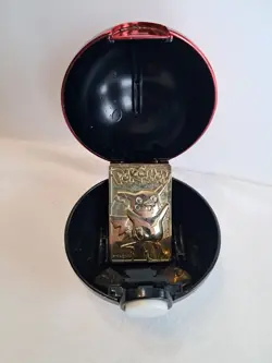 30th Anniversary Pikachu 1999 Burger King 23K Gold Plated Card Ball 30 Years - Image 5