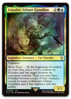 Kimahri, Valiant Guardian (Surge Foil) #85 (NM) Final Fantasy FIC Magic MTG - Image 1