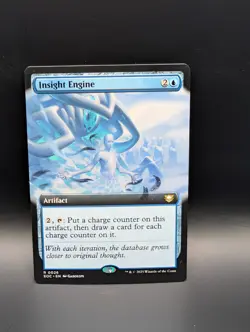MTG - Insight Engine - EXTENDED ART - Artifact - EOC #26 - Rare - Image 1