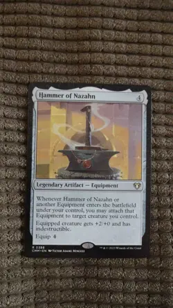 Magic: the Gathering / MtG Hammer of Nazahn x1 Commander Masters - Image 1