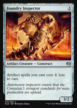 MTG Foundry Inspector Kaladesh Uncommon Magic the Gathering NM/M - Image 1