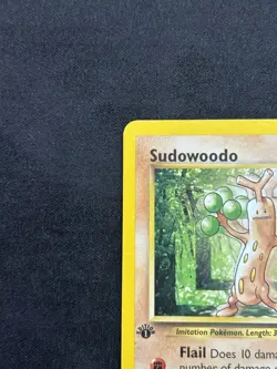 Sudowoodo 77/111 1st Edition Neo Genesis Pokemon Card - Image 2