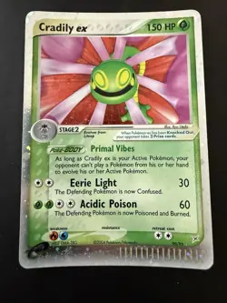 Pokemon TCG Cradily ex 90/95 Team Magma vs Team Aqua Holo Near Mint LP - Image 1