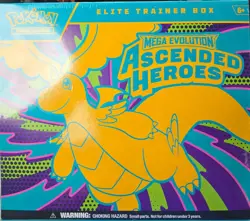 Pokemon Elite Trainer Box Mega Evolution Ascended Heroes Dragonite TCG - Image 1