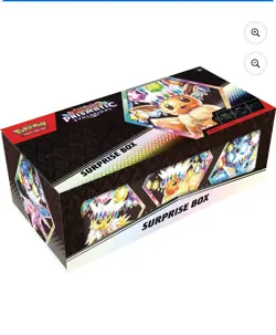 Pokemon TCG Scarlet & Violet Prismatic Evolutions Surprise Box NEW FREE SHIP - Image 1