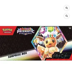 Pokemon TCG Scarlet & Violet Prismatic Evolutions Surprise Box NEW FREE SHIP - Image 2