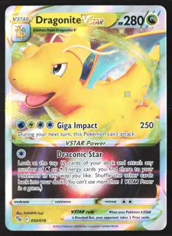 Pokemon TCG Dragonite VSTAR 050/078 Ultra Rare Holo Pokemon Card - Image 1