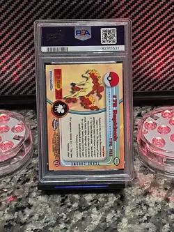 Rapidash *TEKNO* Topps Chrome Pokemon T.V. #78 PSA 9 MINT Pokemon TCG 2000 🔥 - Image 5