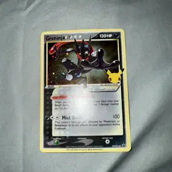 Pokemon TCG Greninja Gold Star SWSH144 - Celebrations Black Star Promo - Sealed - Image 1