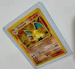 Charizard 4/102 Base Set Holo Unlimited Shadowed WOTC 1999 Pokemon Card - Rare!! - Image 1