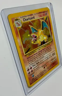 Charizard 4/102 Base Set Holo Unlimited Shadowed WOTC 1999 Pokemon Card - Rare!! - Image 3
