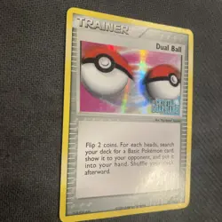 Dual Ball 78/100 Reverse HOLO Stamped Pokemon Crystal Guardians Uncommon 2006 MP - Image 2