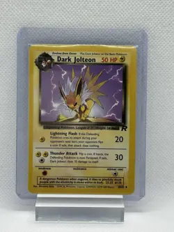 Pokemon Eeveeloution Set Rocket Dark Jolteon Dark Vaporeon Dark Flareon NM - Image 2
