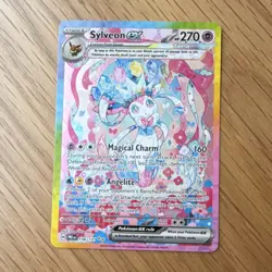 Pokemon Sylveon Ex 156/131 Prismatic Evolutions Full Art Holo Special Rare - Image 1