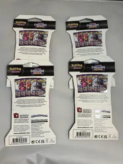 Sword & Shield Chilling Reign Sleeved Booster Set 4x New Sealed - Image 2