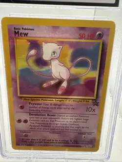 2000 Pokemon Mew Black Star Promo #8 Pokemon League CGC 10 GEM MINT - Image 2
