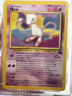2000 Pokemon Mew Black Star Promo #8 Pokemon League CGC 10 GEM MINT - Image 4