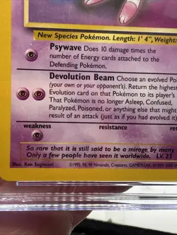 2000 Pokemon Mew Black Star Promo #8 Pokemon League CGC 10 GEM MINT - Image 5
