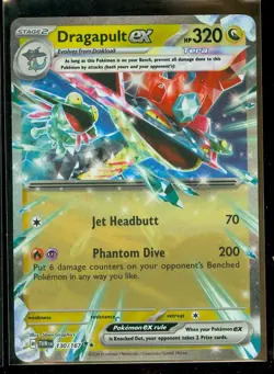Pokemon DRAGAPULT EX 130/167 - Twilight Masquerade - ULTRA RARE HOLO - MINT - Image 1