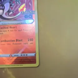 Pokemon TCG Radiant Charizard Pokemon GO Holo Radiant Rare 011/078 160HP Basic - Image 5