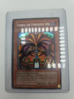 Yugioh Exodia The Forbiden One MC1-EN001 Secret Rare Limited Edition LP - Image 2