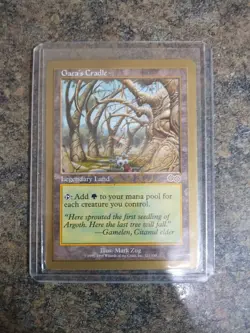 Gaea's Cradle Urza's Saga Regular autograph Matt linde - Image 1