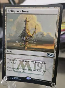 MTG: Reliquary Tower: Foil League Promo 254/280 M19 UNPLAYED - Image 3