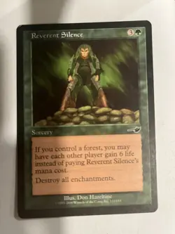 Reverent Silence - Nemesis - Magic the Gathering MTG Nice! - Image 1