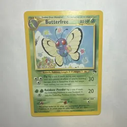 Pokemon Butterfree Southern Islands 09/18 Promo 80 HP Stage 2 Regular 2001 Card - Image 1