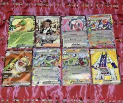 Pokemon TCG Mixed 8 Full Art & Ex Card Lot - English Cards NM - Image 1