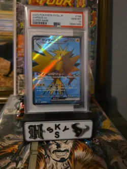 2023 Pokemon JPN SV2A-151 Super Rare #194 Zapdos EX PSA 10 Gem Mint - Image 1