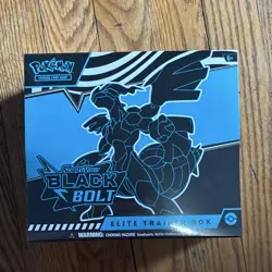 Pokemon Scarlet & Violet Black Bolt Elite Trainer Box Zekrom Meloetta Thundurus - Image 1