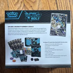 Pokemon Scarlet & Violet Black Bolt Elite Trainer Box Zekrom Meloetta Thundurus - Image 2