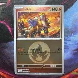 Pokemon TCG Entei Ascended Heroes Energy Symbol Reverse Holo 025/217 - Image 1