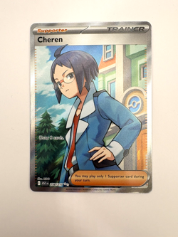 Cheren 258/217 Trainer Card - Pokemon TCG Ascended Heroes Full Art NM/M - Image 2