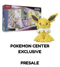 Prismatic Evolutions Premium Figure Collection & Jolteon Plush Pokemon Center - Image 1