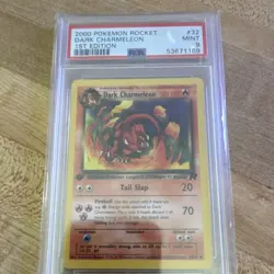 Pokemon Dark Charmeleon Team Rocket 1st Edition PSA 9 Uncommon 32/82 2000 - Image 2