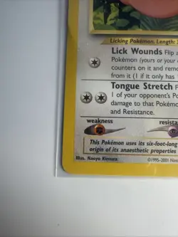 2001 Pokemon - Lickitung Non-Holo - Southern Islands Expansion 16/18 - WOTC - Image 2