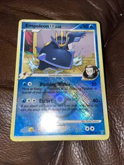 Pokemon Empoleon FB 27/147 Reverse Crosshatch Holo Rare 2009 League Promo VLP - Image 1