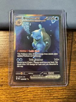 Pokemon Blastoise ex 200/165 Special Illustration Rare Sv: Scarlet & Violet 151 - Image 1