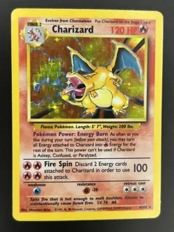 Pokemon TCG - Charizard MP Holo Rare 4/102 | Base Set - Image 1