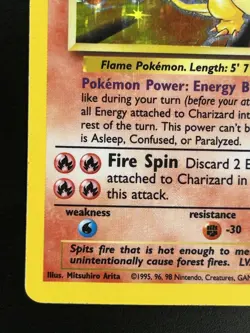 Pokemon TCG - Charizard MP Holo Rare 4/102 | Base Set - Image 5